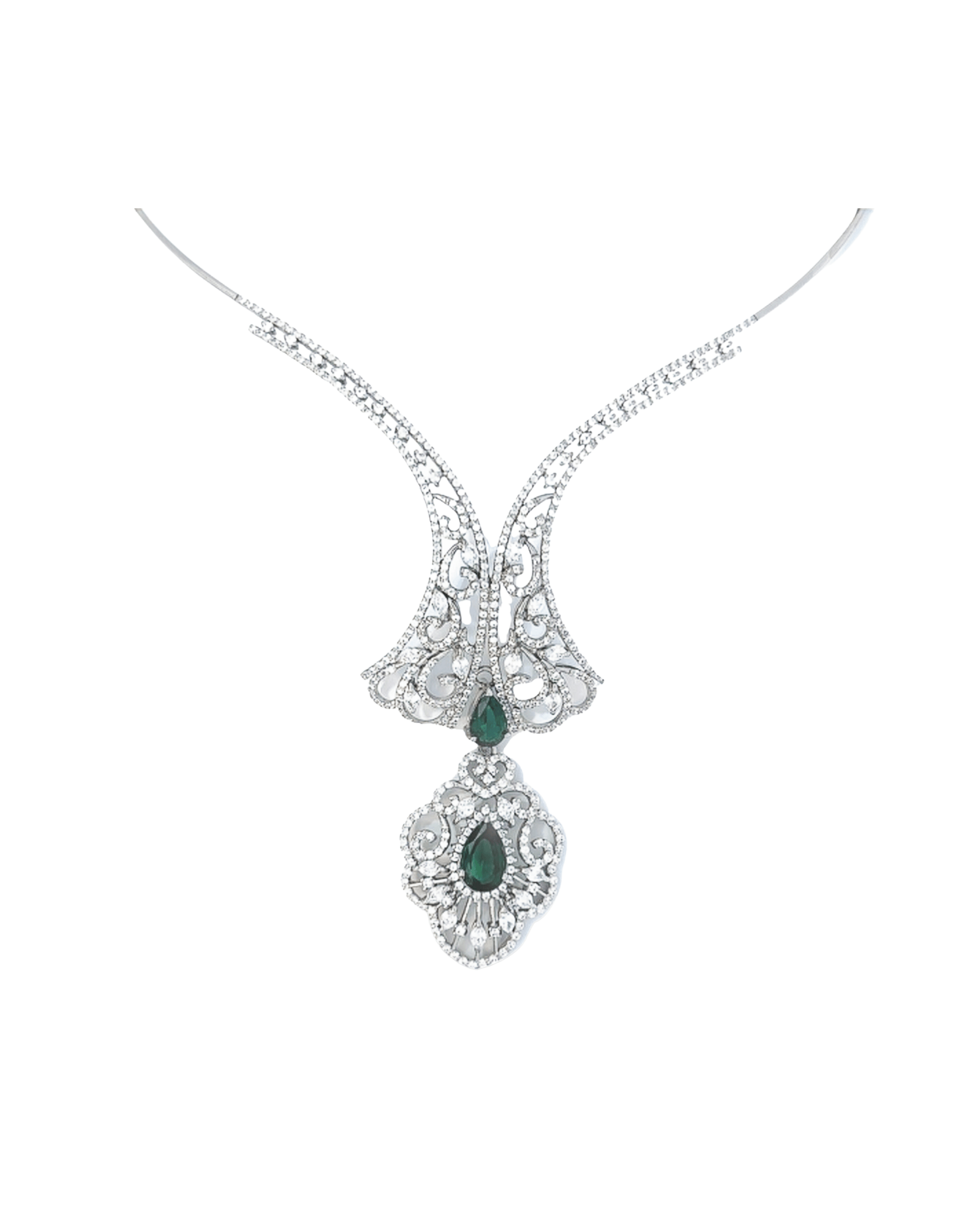 Regal Emerald Necklace